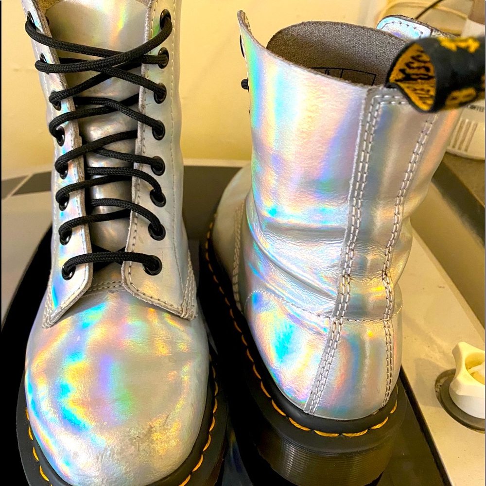 Pascal METALLIC doc martens 💿💿💿 sz 7us 5uk 38eu